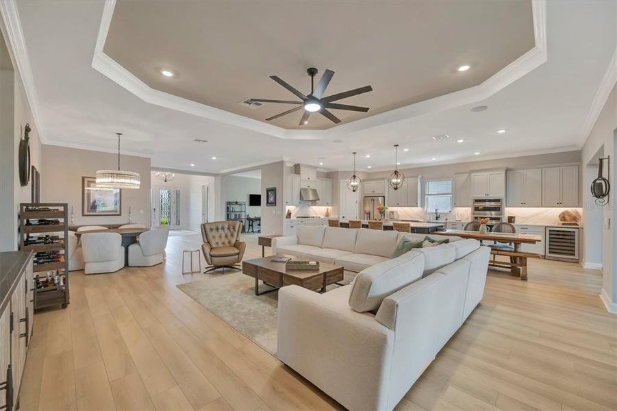 Furnished interior view inside a new home in , Palmetto (Image 13).