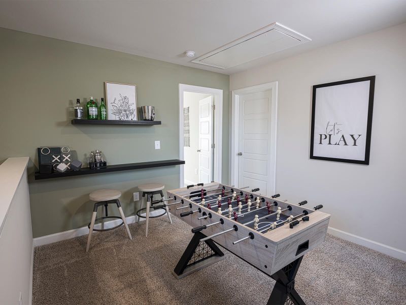 Furnished interior view inside a new home in , Moncks Corner (Image 8). Furnished interior view inside a new home in , Moncks Corner (Image 8).
