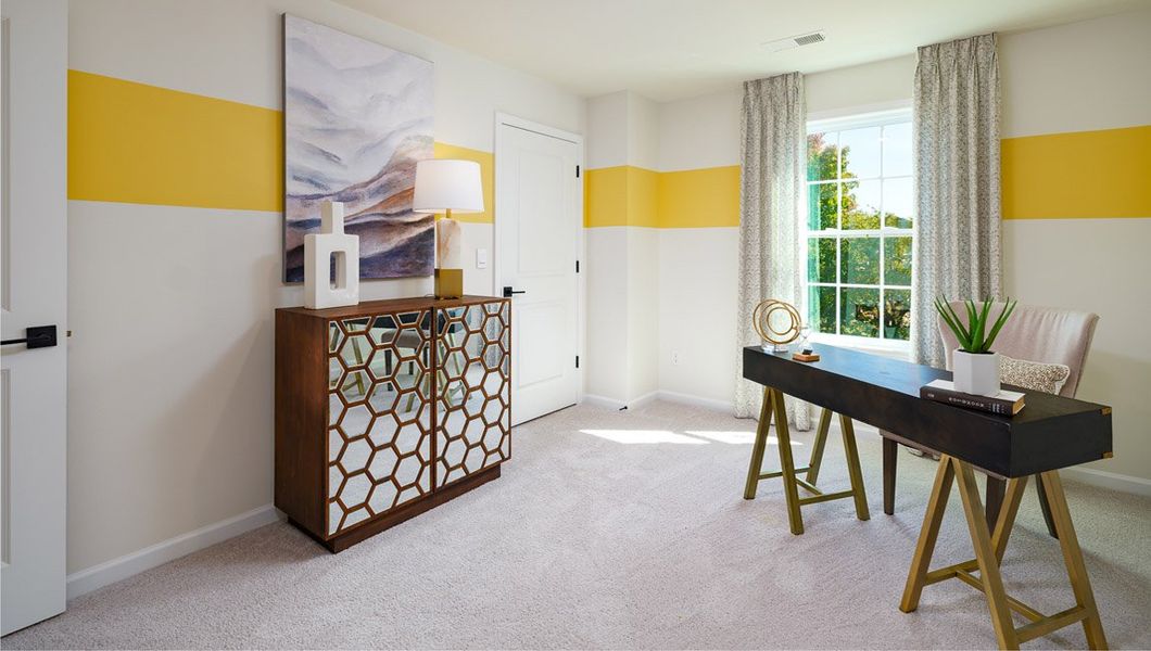 Furnished interior view inside a new home in Sylvan Creek, Denver (Image 30).