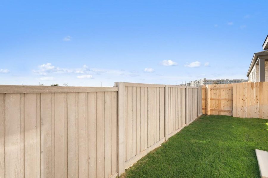 Exterior details and patio area of a home in Union Collection at Park Central, Georgetown (Image 28). Exterior details and patio area of a home in Union Collection at Park Central, Georgetown (Image 28).