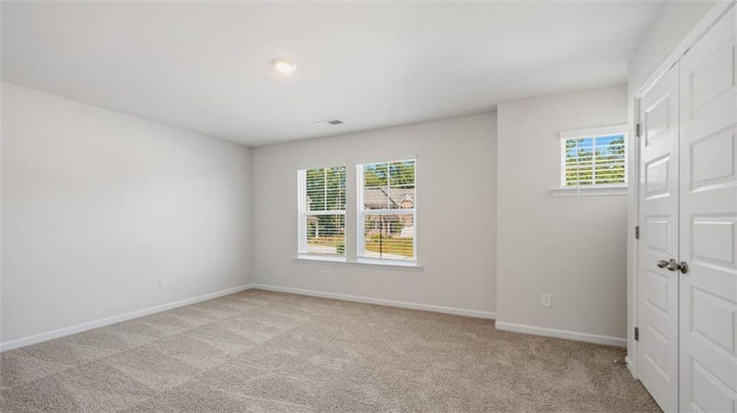 Spacious, unfurnished interior of a new home in The Gates at Pates Creek, Hampton (Image 37). Spacious, unfurnished interior of a new home in The Gates at Pates Creek, Hampton (Image 37).