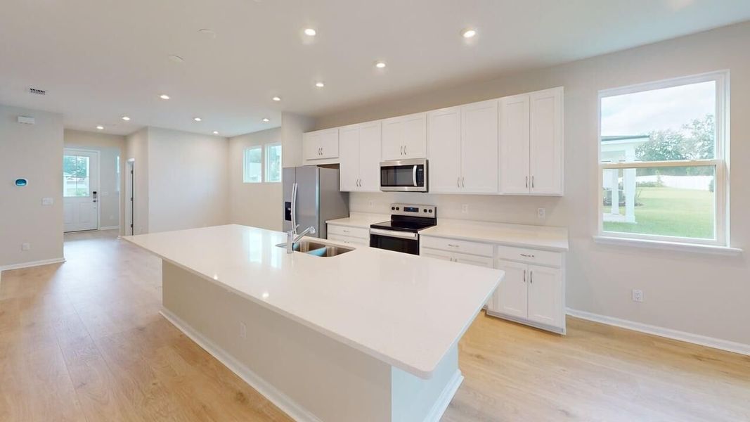 Furnished interior view inside a new home in Sandridge Hills, Green Cove Springs (Image 3). Furnished interior view inside a new home in Sandridge Hills, Green Cove Springs (Image 3).