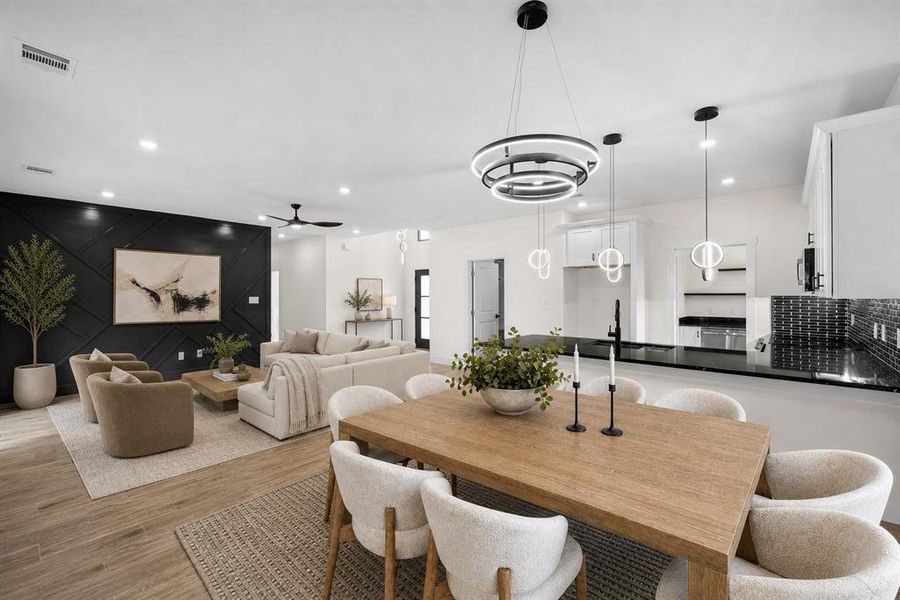 Furnished interior view inside a new home in , Granbury (Image 15).