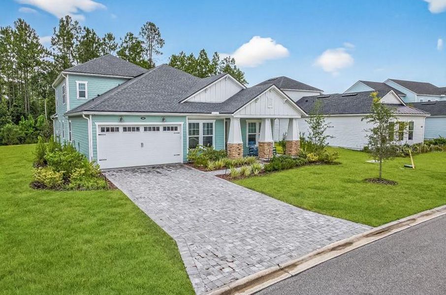 Front exterior of a new home in , St. Augustine, FL, highlighting curb appeal (Image 31).