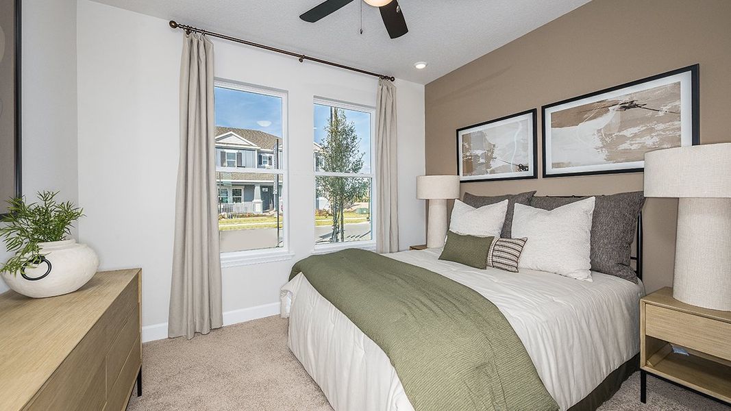 Representative furnished interior of a home built from the Longboat by Taylor Morrison in Center Lake Ranch Community Group Page, St. Cloud (Image 5).