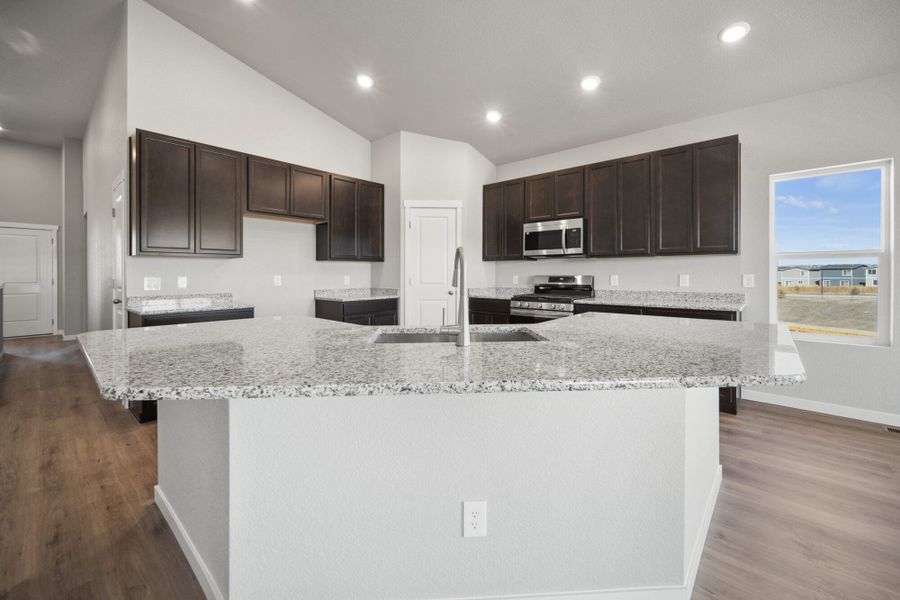 Representative furnished interior of a home built from the The Jackson by View Homes in Jackson Creek North, Monument (Image 11).
