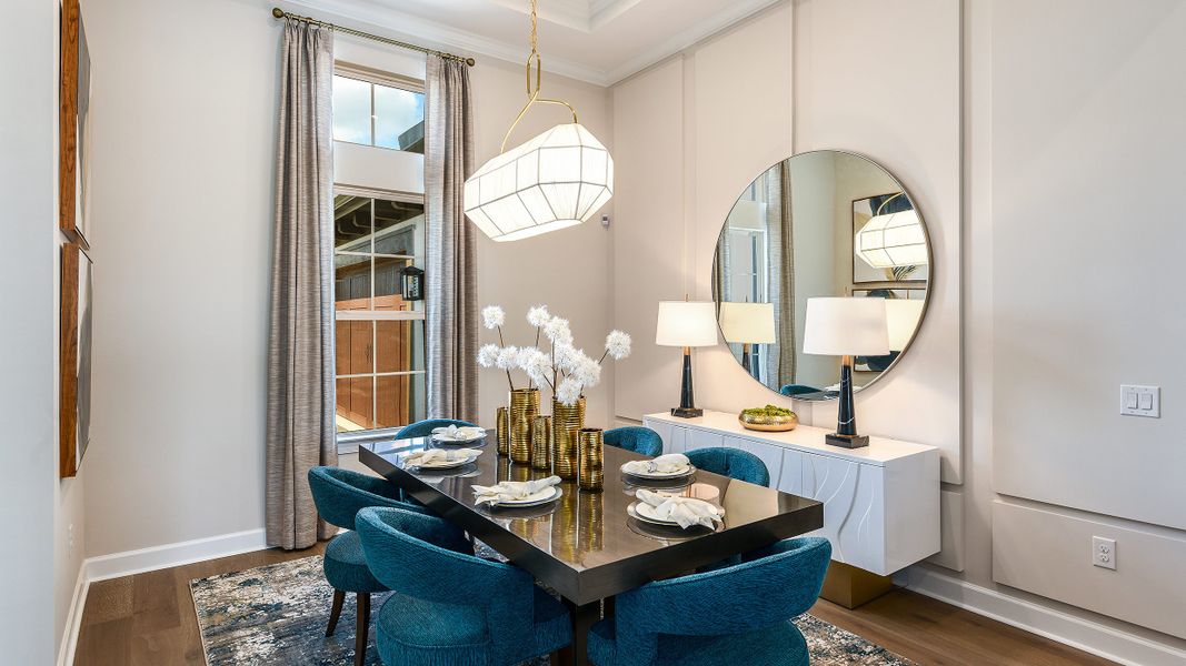 Furnished interior view inside a new home in Esplanade by the Islands, Naples (Image 11). Furnished interior view inside a new home in Esplanade by the Islands, Naples (Image 11).