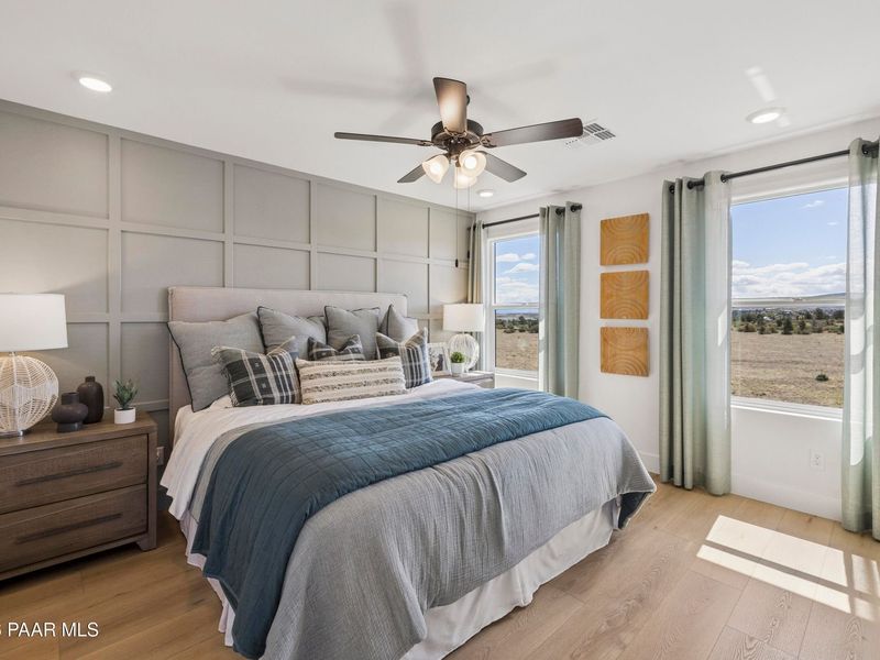 Furnished interior view inside a new home in South Ranch Southern Collection, Prescott (Image 20).