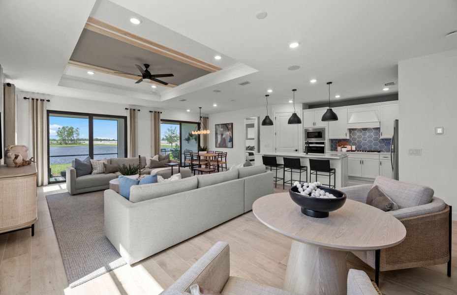 Representative furnished interior of a home built from the Mystique by Pulte Homes in Arbor Oaks, North Port (Image 9).