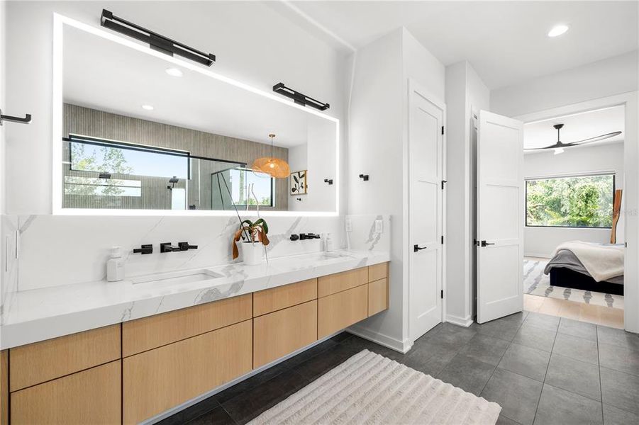 Furnished interior view inside a new home in , Tampa (Image 17).