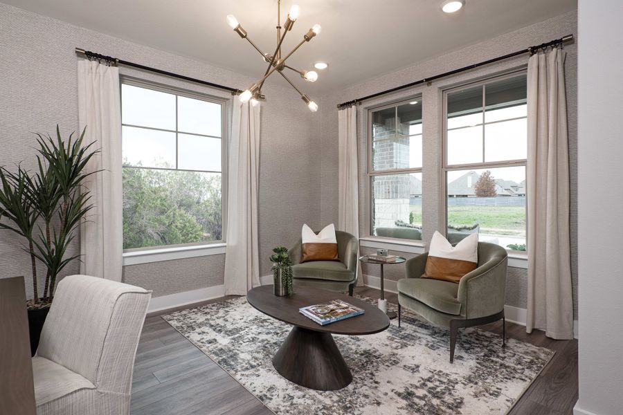 Representative furnished interior of a home built from the Ivy by Tri Pointe Homes in Union Park, Little Elm (Image 8).