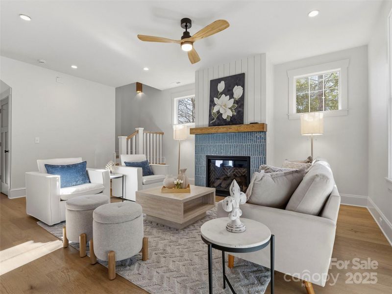 Furnished interior view inside a new home in , Brevard (Image 7). Furnished interior view inside a new home in , Brevard (Image 7).