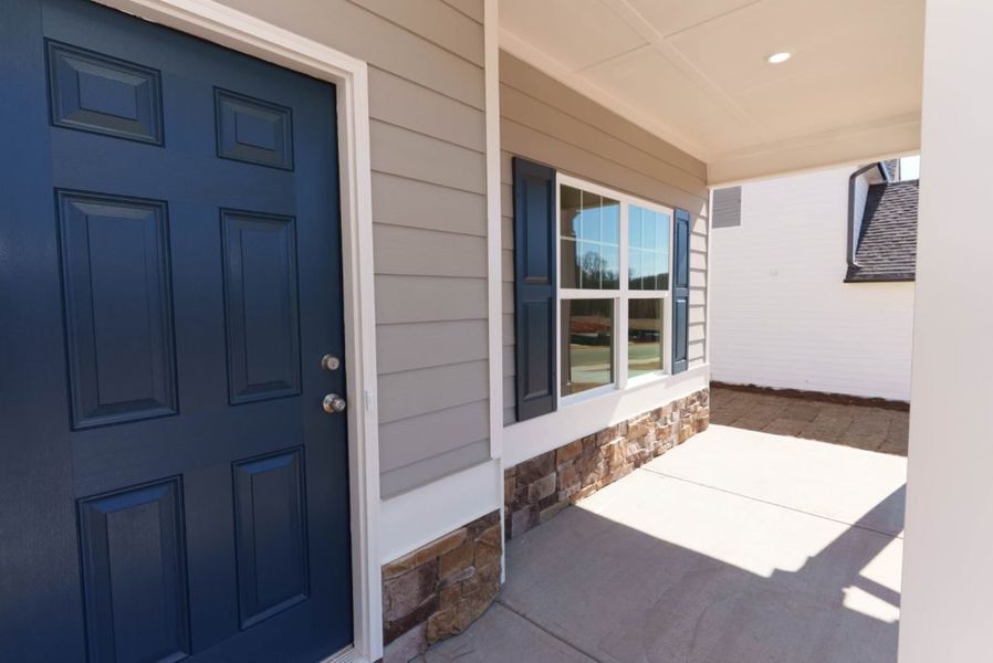Representative exterior details of a home built from the Clayton by Piedmont Residential in Hampton Ridge, Jefferson (Image 3).