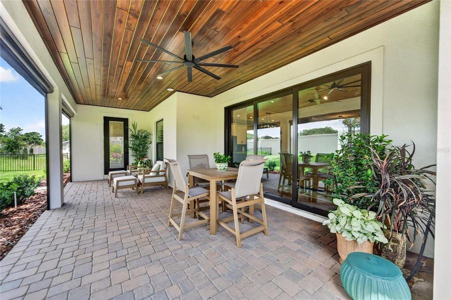 Exterior details and patio area of a home in , Lakeland (Image 3). Exterior details and patio area of a home in , Lakeland (Image 3).