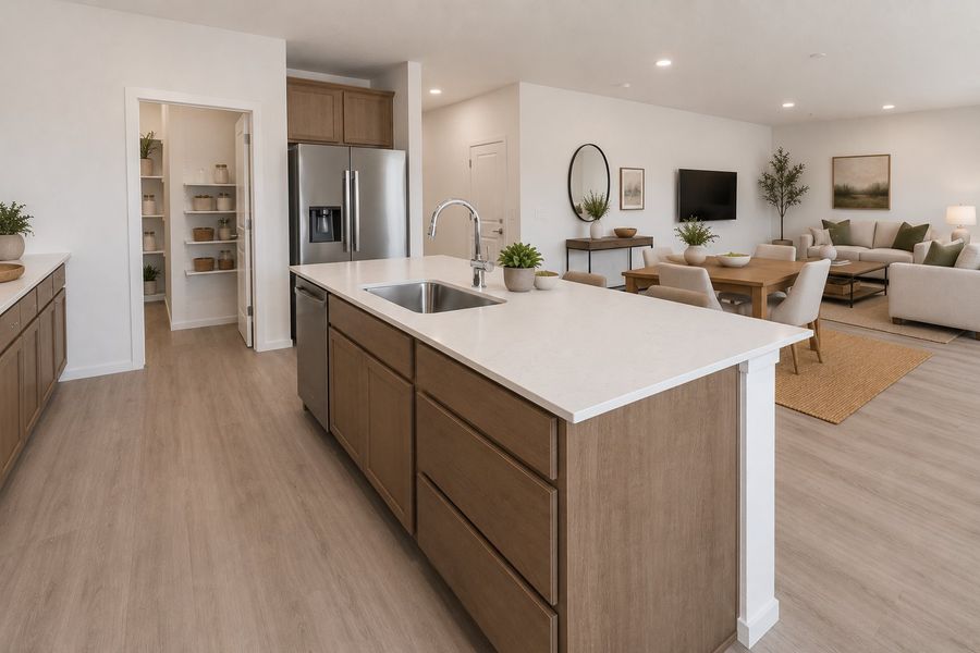 Furnished interior view inside a new home in Bloom, Fort Collins (Image 7).