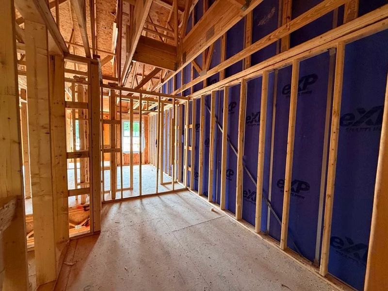 Primary Bedroom Walk-In Closet Construction Progress Primary Bedroom Walk-In Closet Construction Progress