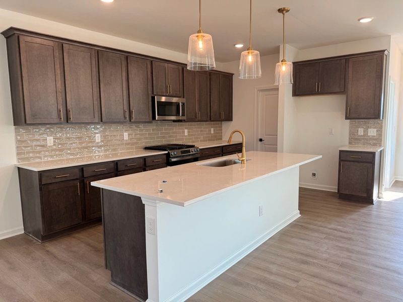 Kitchen featuring AW Collection® Oxford - Matte finishes, light wood, and refined style.