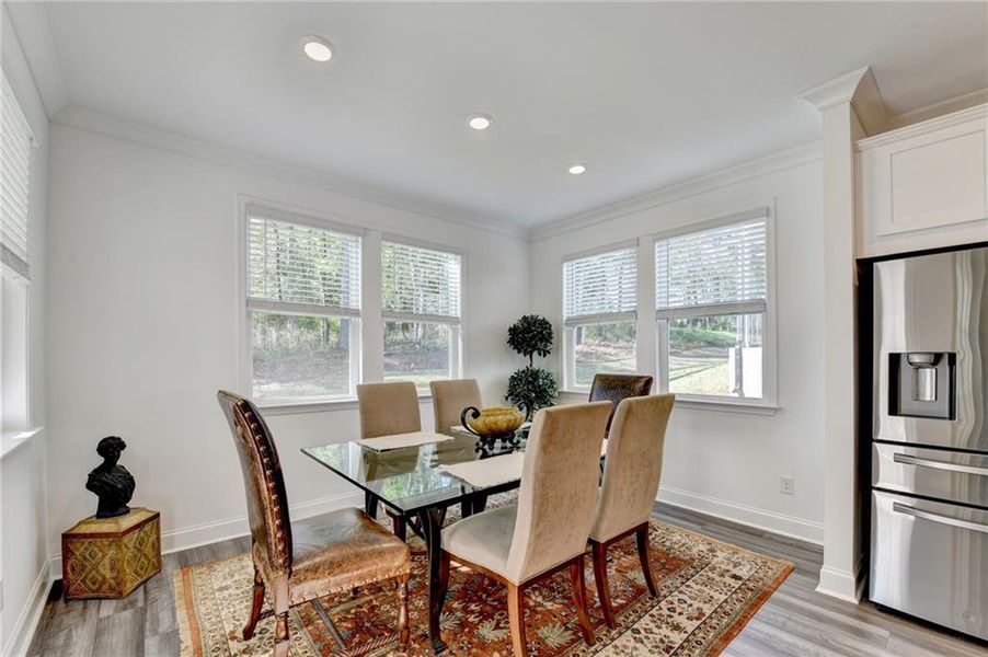 Furnished interior view inside a new home in Bailey Fence, Dacula (Image 62).