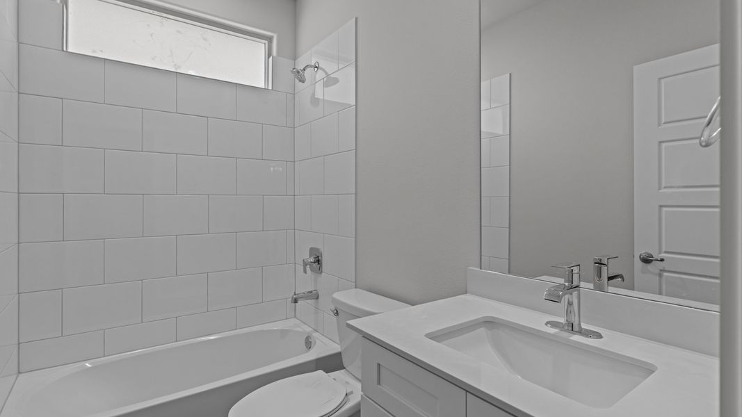 Representative furnished interior of a home built from the REDROCK by D.R. Horton in Northwest Passage, Midland (Image 10). Representative furnished interior of a home built from the REDROCK by D.R. Horton in Northwest Passage, Midland (Image 10).