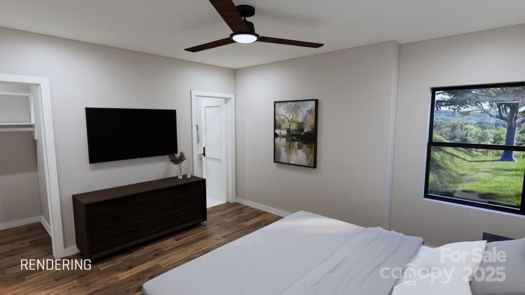 Lower Bedroom 3 with ensuite bath