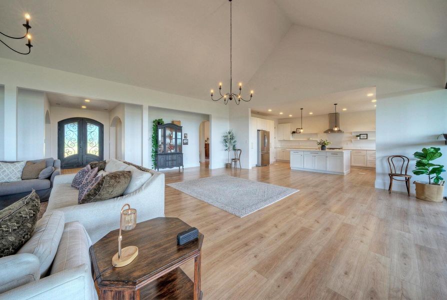 Furnished interior view inside a new home in , Elgin (Image 17).