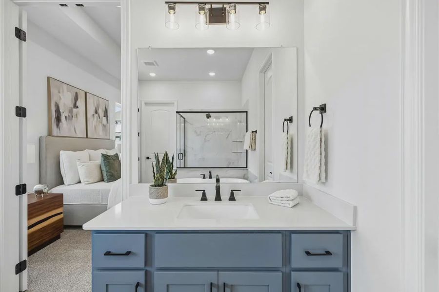 Furnished interior view inside a new home in Talia, Mesquite (Image 15).