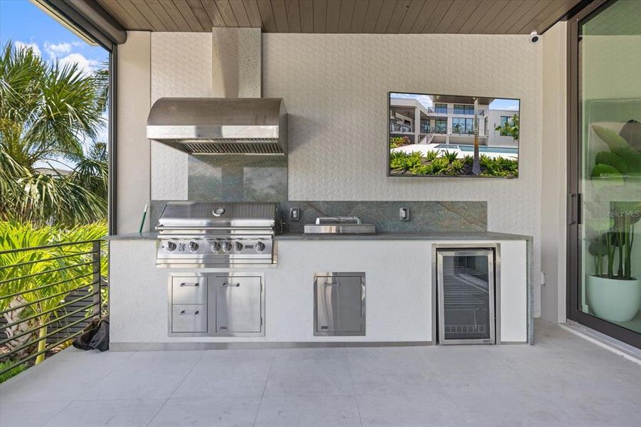 Exterior details and patio area of a home in , Longboat Key (Image 38).
