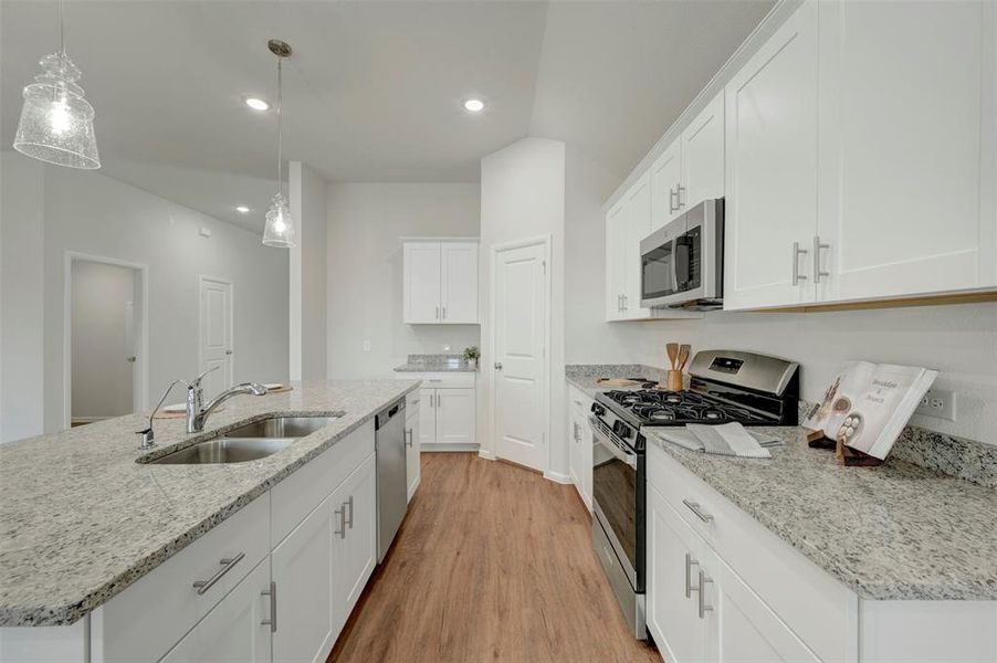 Furnished interior view inside a new home in Sanderos, Fort Worth (Image 10).