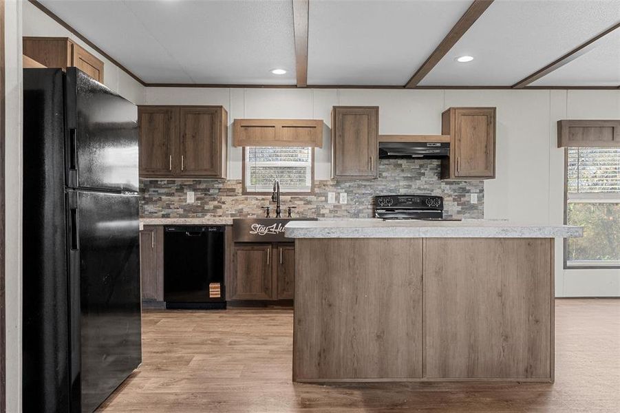 Furnished interior view inside a new home in , Dawson (Image 8). Furnished interior view inside a new home in , Dawson (Image 8).