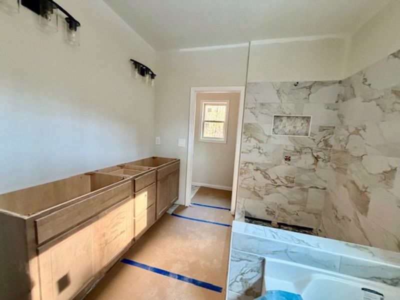 In-progress construction of a new home in Forrest Farms, Greenville, GA (Image 10).