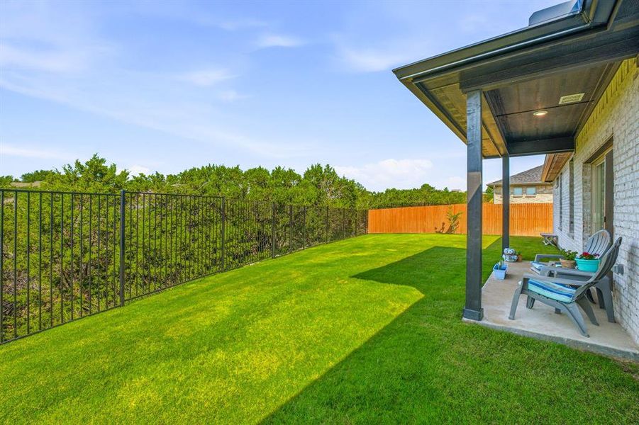 Exterior details and patio area of a home in , Glen Rose (Image 3). Exterior details and patio area of a home in , Glen Rose (Image 3).