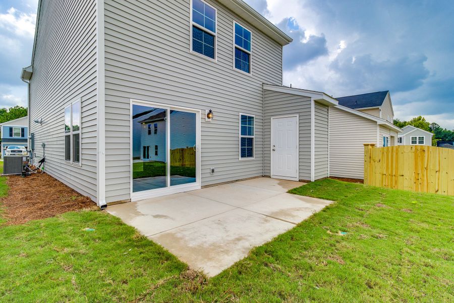 Exterior details and patio area of a home in Bluefield, Lexington (Image 4). Exterior details and patio area of a home in Bluefield, Lexington (Image 4).