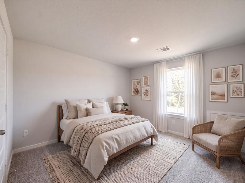 Furnished interior view inside a new home in Liberty Estates, Cleveland (Image 25).