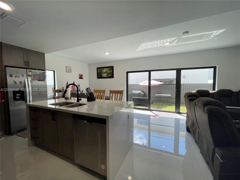 Furnished interior view inside a new home in , Florida City (Image 44).