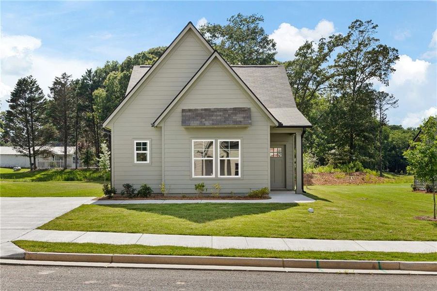 Front exterior of a new home in , Carrollton, GA, highlighting curb appeal (Image 1). Front exterior of a new home in , Carrollton, GA, highlighting curb appeal (Image 1).