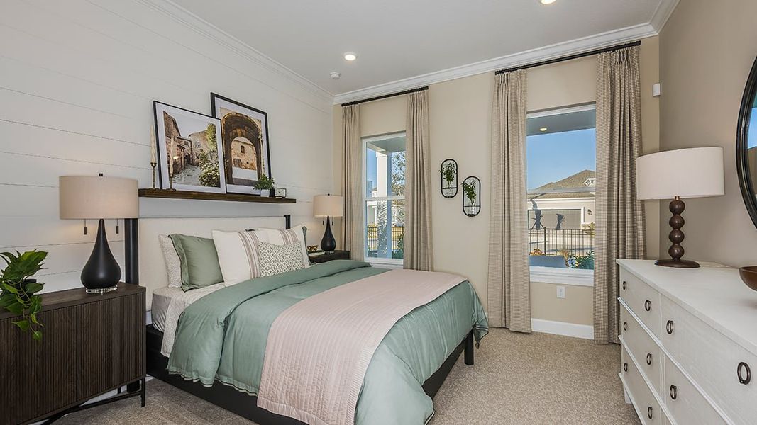 Representative furnished interior of a home built from the Cascata by Taylor Morrison in Esplanade at St. Marys, St. Marys (Image 12).
