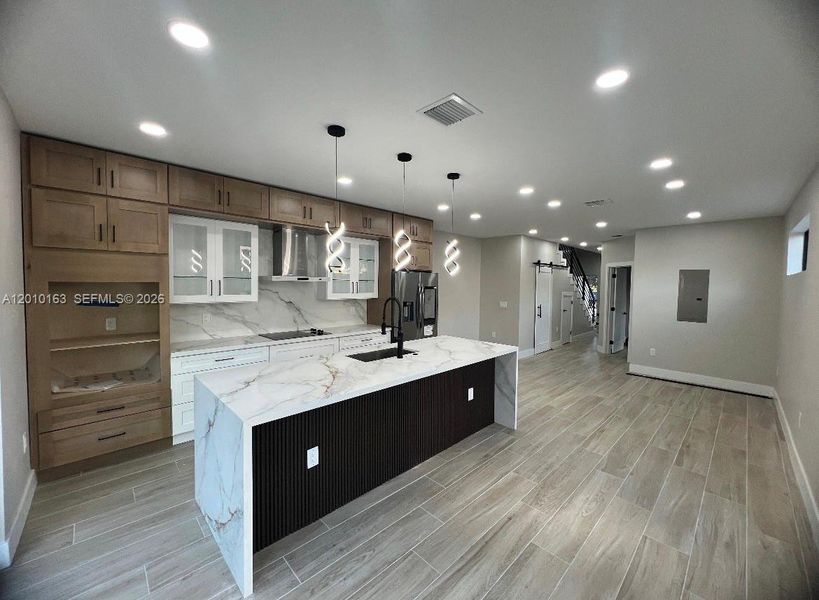 Furnished interior view inside a new home in , Miami (Image 5).