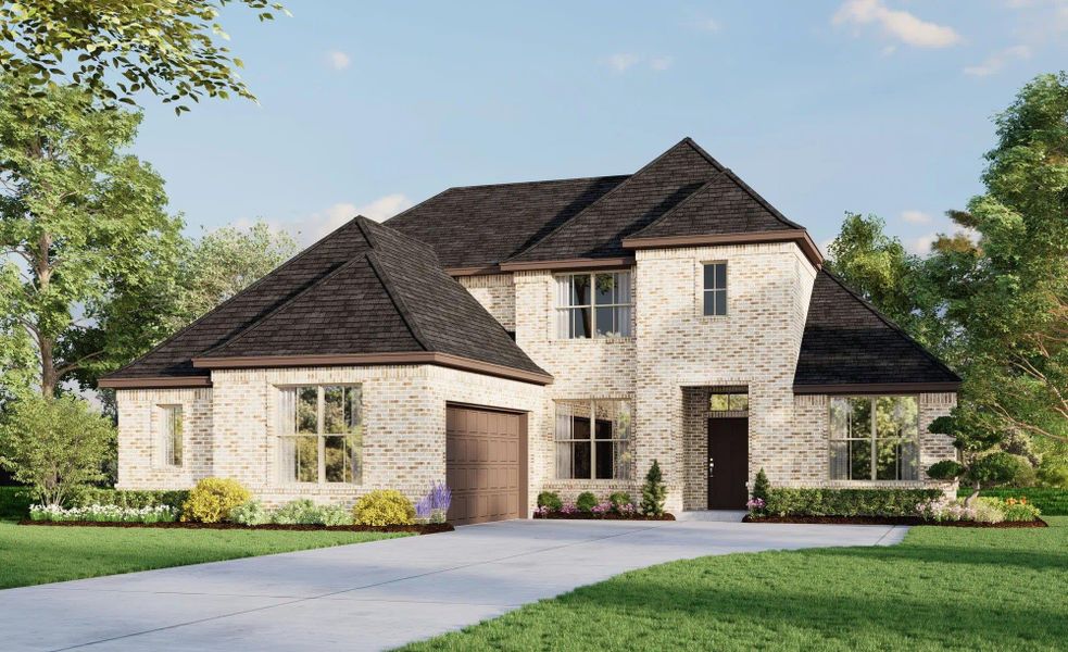 Elevation B | Concept 2972 at Villages of Walnut Grove in Midlothian, TX by Landsea Homes