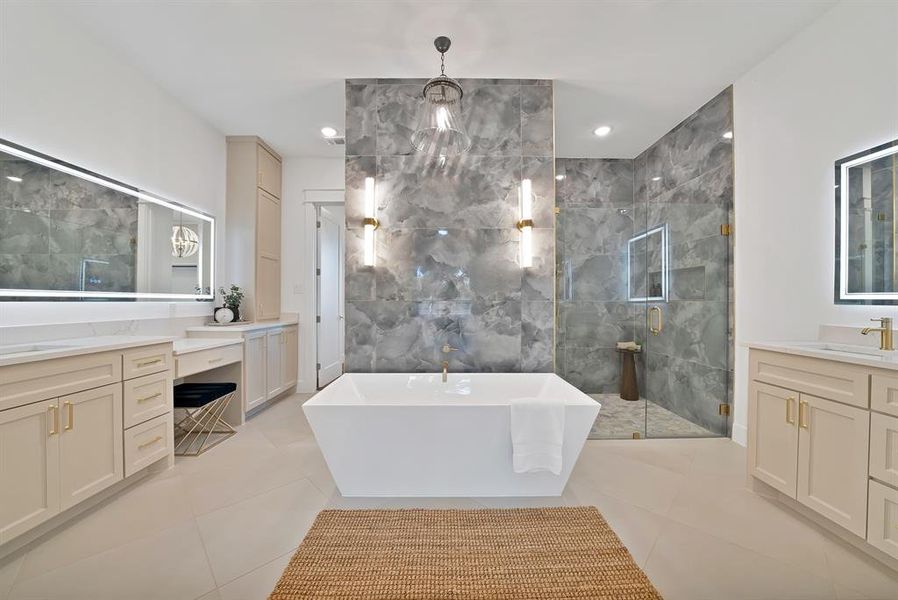 Furnished interior view inside a new home in , Waxahachie (Image 27). Furnished interior view inside a new home in , Waxahachie (Image 27).