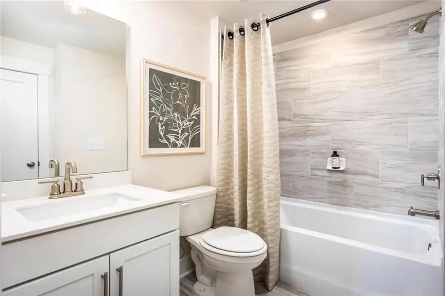 Furnished interior view inside a new home in Towne Village at Suwanee Dam, Sugar Hill (Image 3). Furnished interior view inside a new home in Towne Village at Suwanee Dam, Sugar Hill (Image 3).