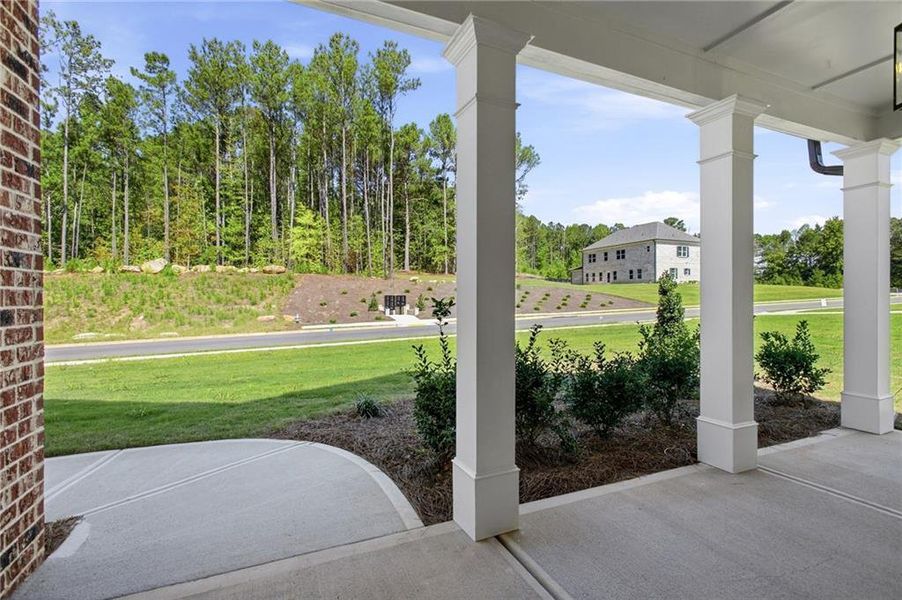 Exterior details and patio area of a home in , Ellenwood (Image 3).