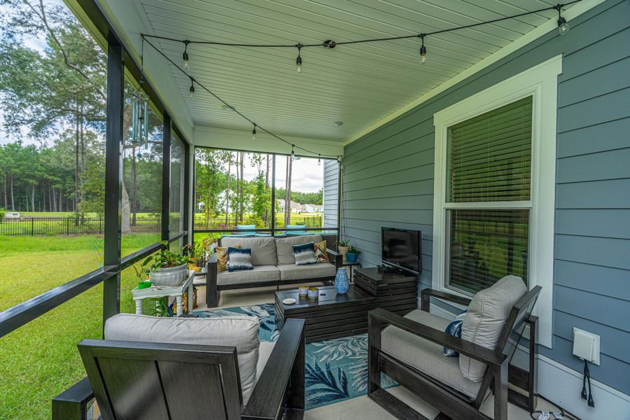 Furnished interior view inside a new home in Sea Island Preserve, Johns Island (Image 7).