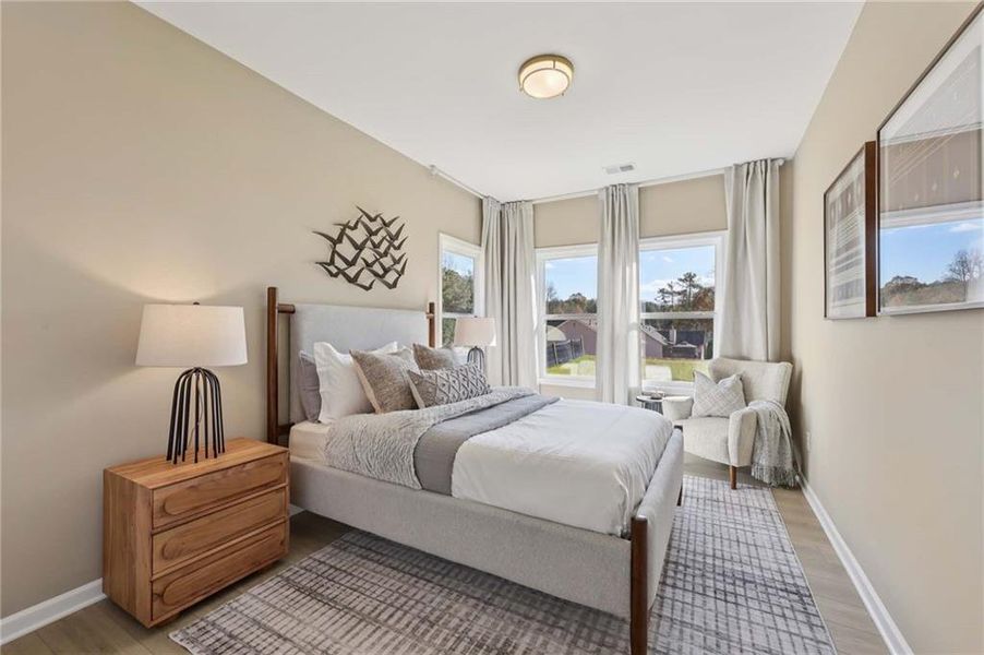 Furnished interior view inside a new home in Arbors at Richland Creek, Buford (Image 17).
