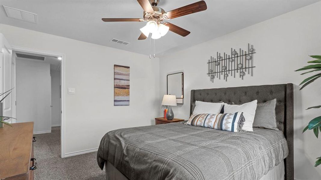 Furnished interior view inside a new home in The Woods at Lindsey Place, Anna (Image 29). Furnished interior view inside a new home in The Woods at Lindsey Place, Anna (Image 29).