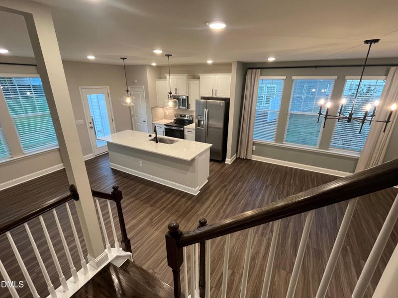 Model 48 Stairs overlooking family room