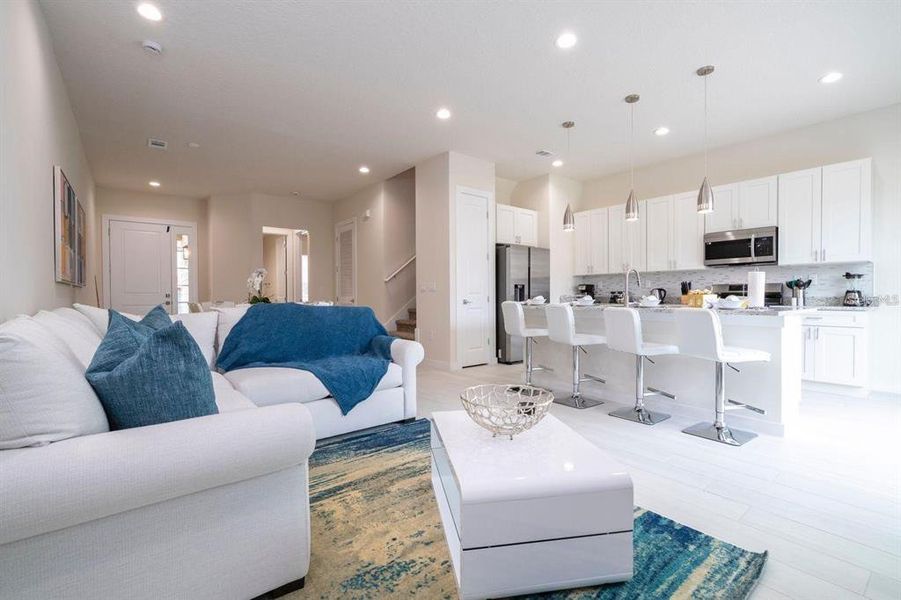 Furnished interior view inside a new home in , Kissimmee (Image 33). Furnished interior view inside a new home in , Kissimmee (Image 33).