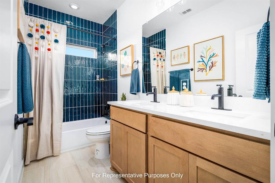Furnished interior view inside a new home in Estancia West, Manchaca (Image 19).