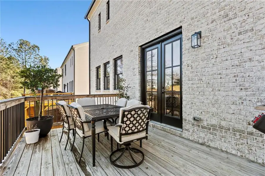 Exterior details and patio area of a home in Whitehall, Smyrna (Image 4).
