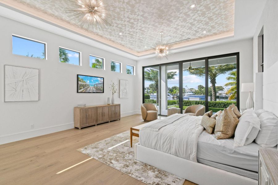 Furnished interior view inside a new home in , North Palm Beach (Image 45).