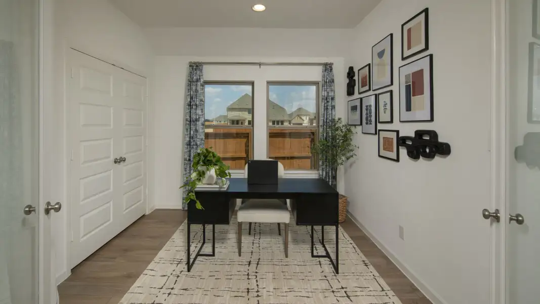 Furnished interior view inside a new home in Austin Point, Richmond (Image 12). Furnished interior view inside a new home in Austin Point, Richmond (Image 12).